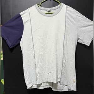 🏜️Urban Outfitters ColorBlock Uneven Hemline Heavy T-shirt